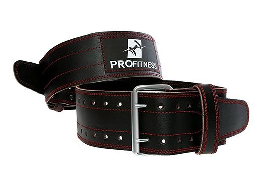 profitness leather weightlifting belt